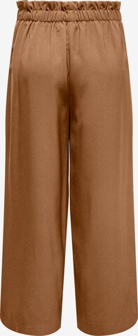 ONLY Wide Leg Hose 'LIZZO' in Braun