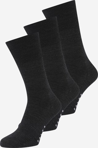 Chaussettes 'Airport' FALKE en gris : devant