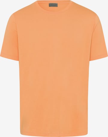 T-Shirt Hanro en orange : devant