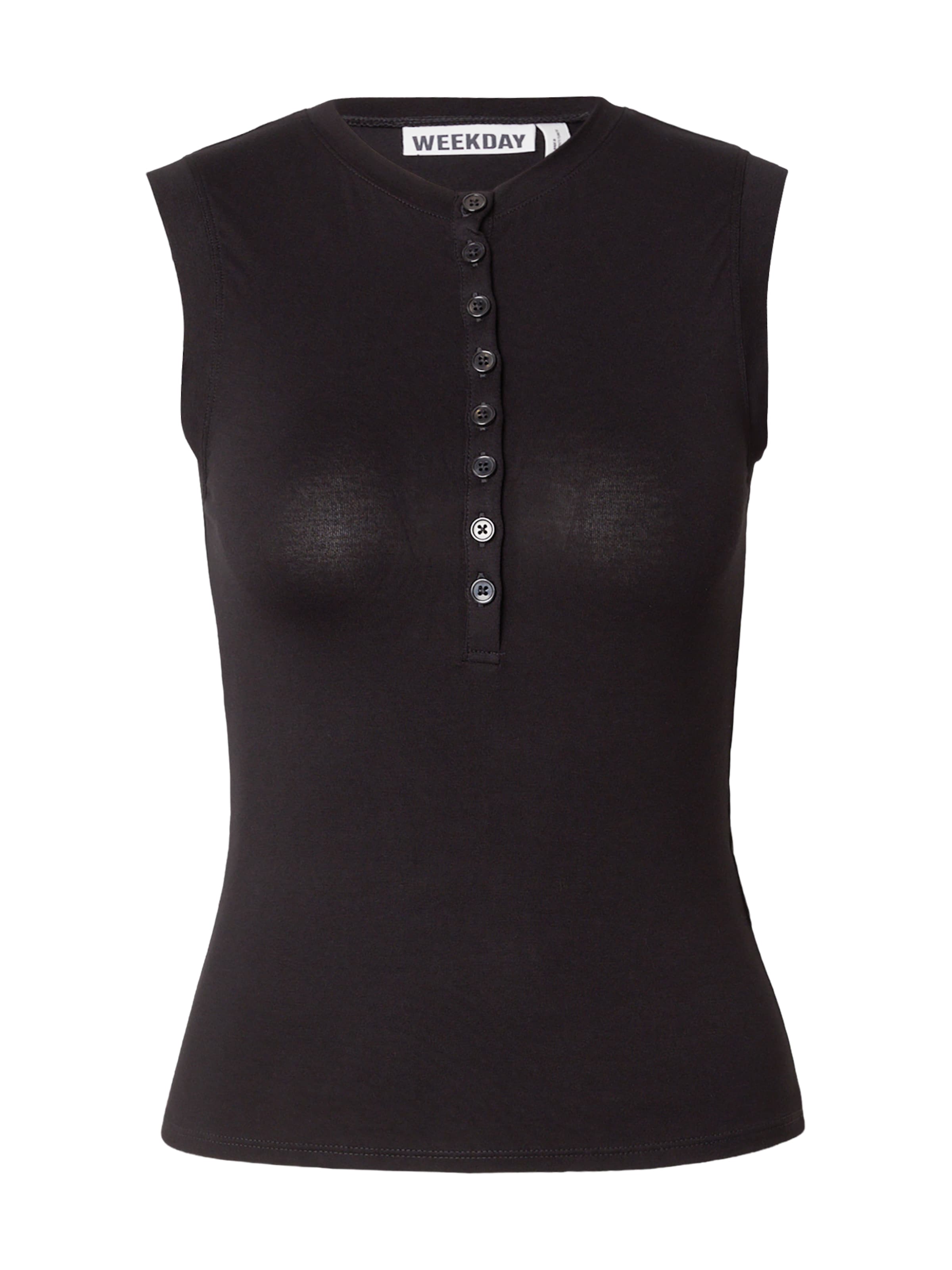 WEEKDAY - Top 'Ella' en negro: frente