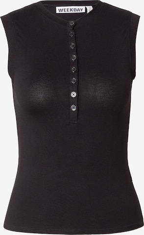 WEEKDAY - Top 'Ella' en negro: frente