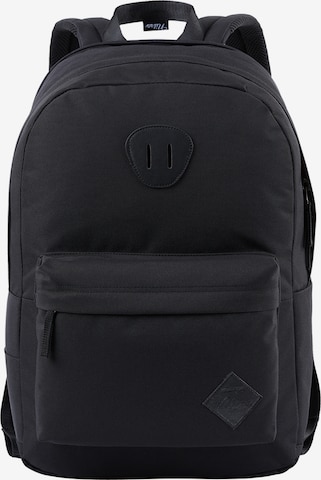 NitroBags Backpack in Black: front