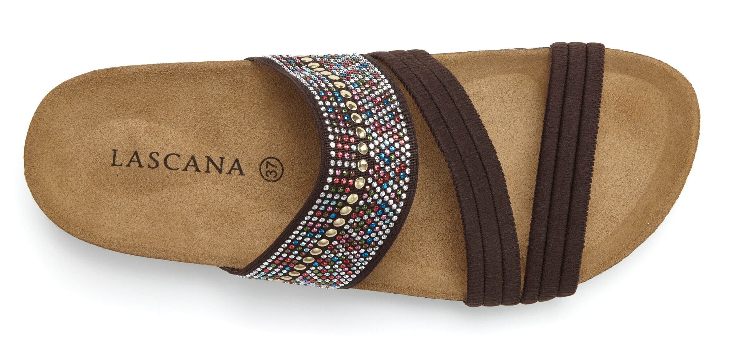 LASCANA Pantolette in Braun