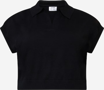 Cotton On Curve Sweater in Black: front