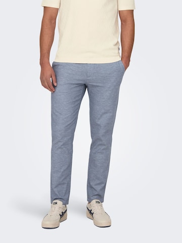 Only & Sons - regular Pantalón chino 'ONSMARK' en gris