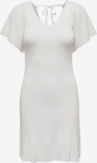 Megzta suknelė 'LEELO' iš ONLY, spalva – balta, Prekių apžvalga