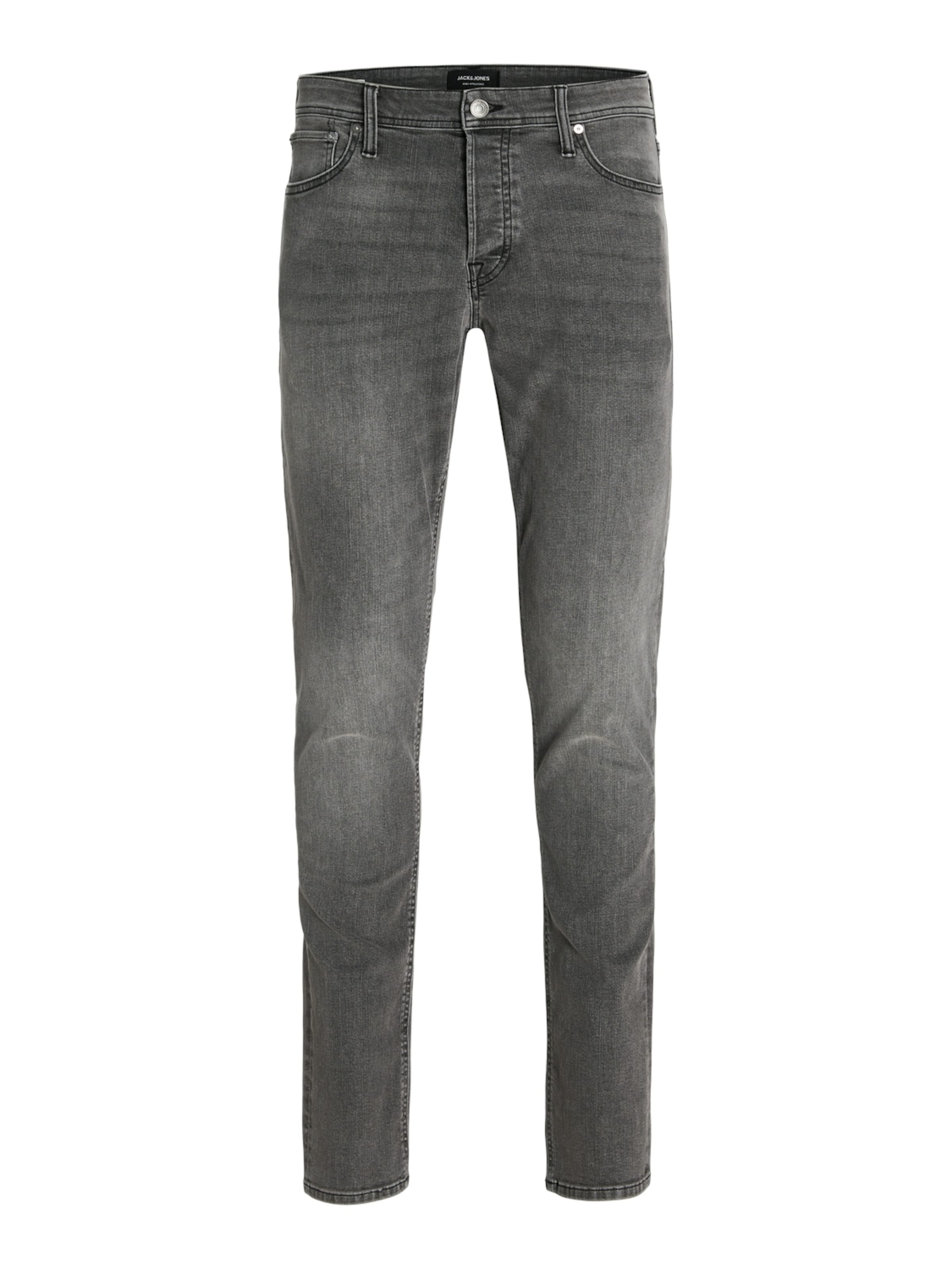 JACK & JONES Slim fit Jeans 'JJIGlenn JJOriginal' in Grey: front
