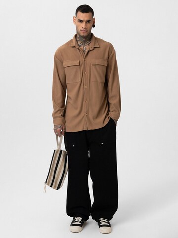 Dandalo Comfort fit Button Up Shirt 'Uberto' in Beige: front