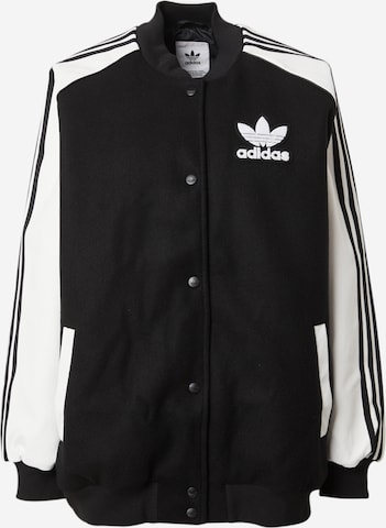 ADIDAS ORIGINALS Kevad-sügisjope, värv must: eest vaates