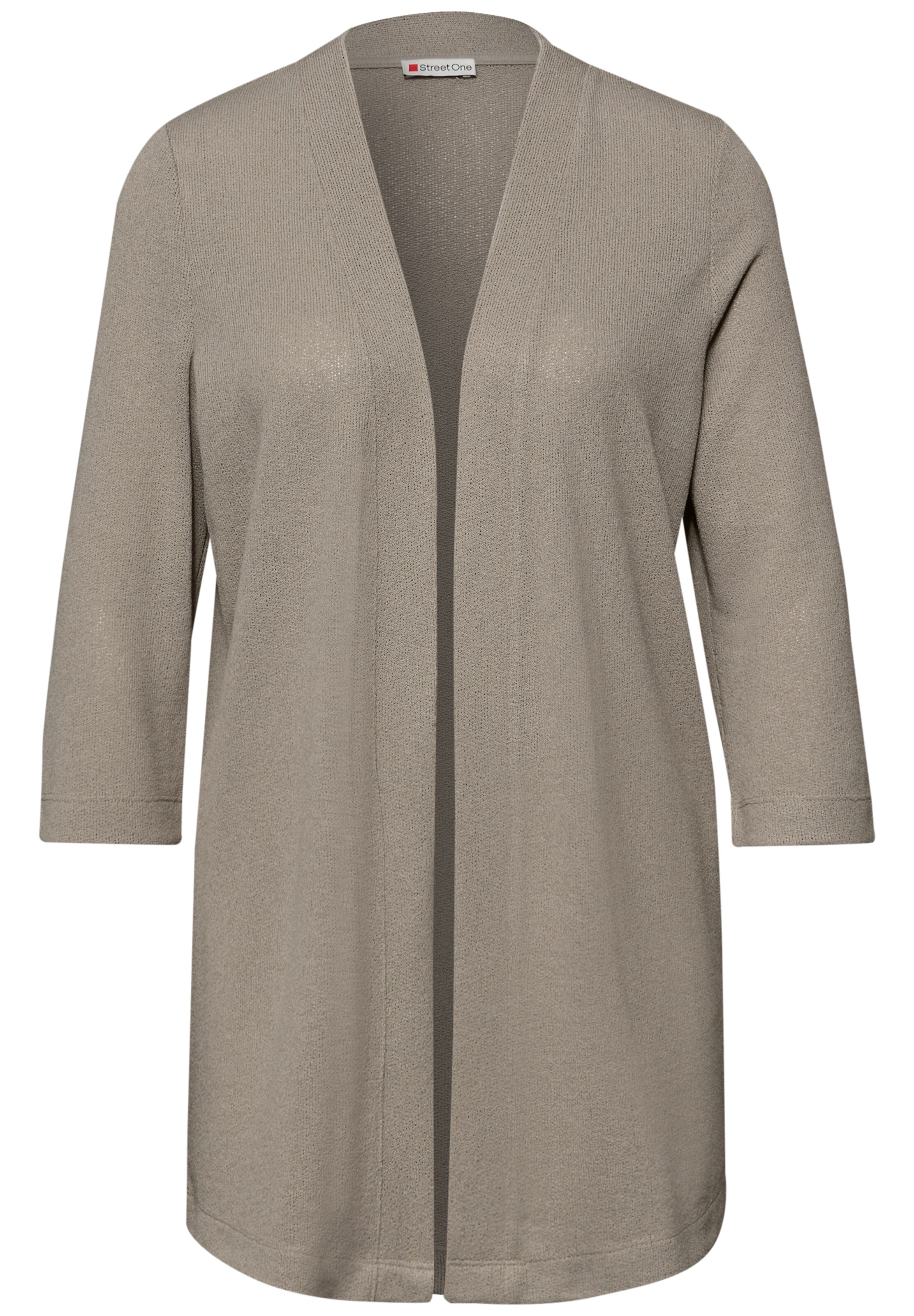 STREET ONE Strickjacke in Grau: Vorderseite