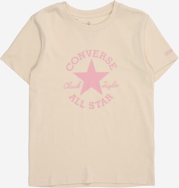 smėlio CONVERSE Marškinėliai: priekis