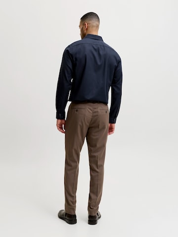 mėlyna JACK & JONES Priglundantis modelis Marškiniai 'JPRBLAPARKER'
