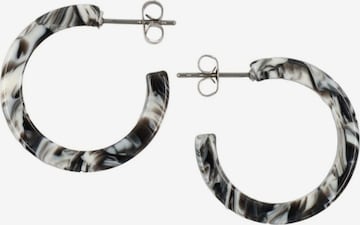 Fräulein Wunder - Brincos 'Acetat Anni' em cinzento: frente