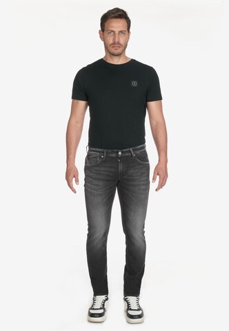 Le Temps Des Cerises Slimfit Jeans in Zwart