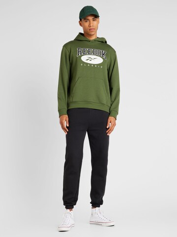 Sweat de sport Reebok en vert
