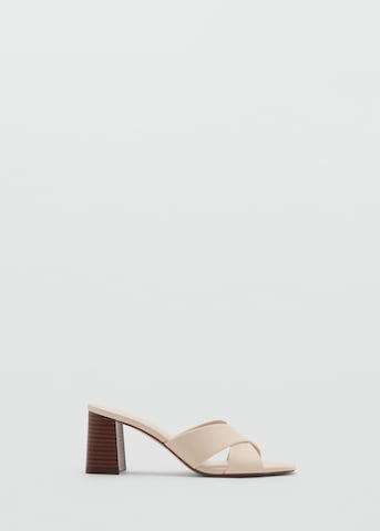 MANGO Mules in Beige