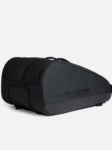 nordicdots Plecak sportowy 'Pro Padel Bag 2.0 - Stealth Black' w kolorze czarny