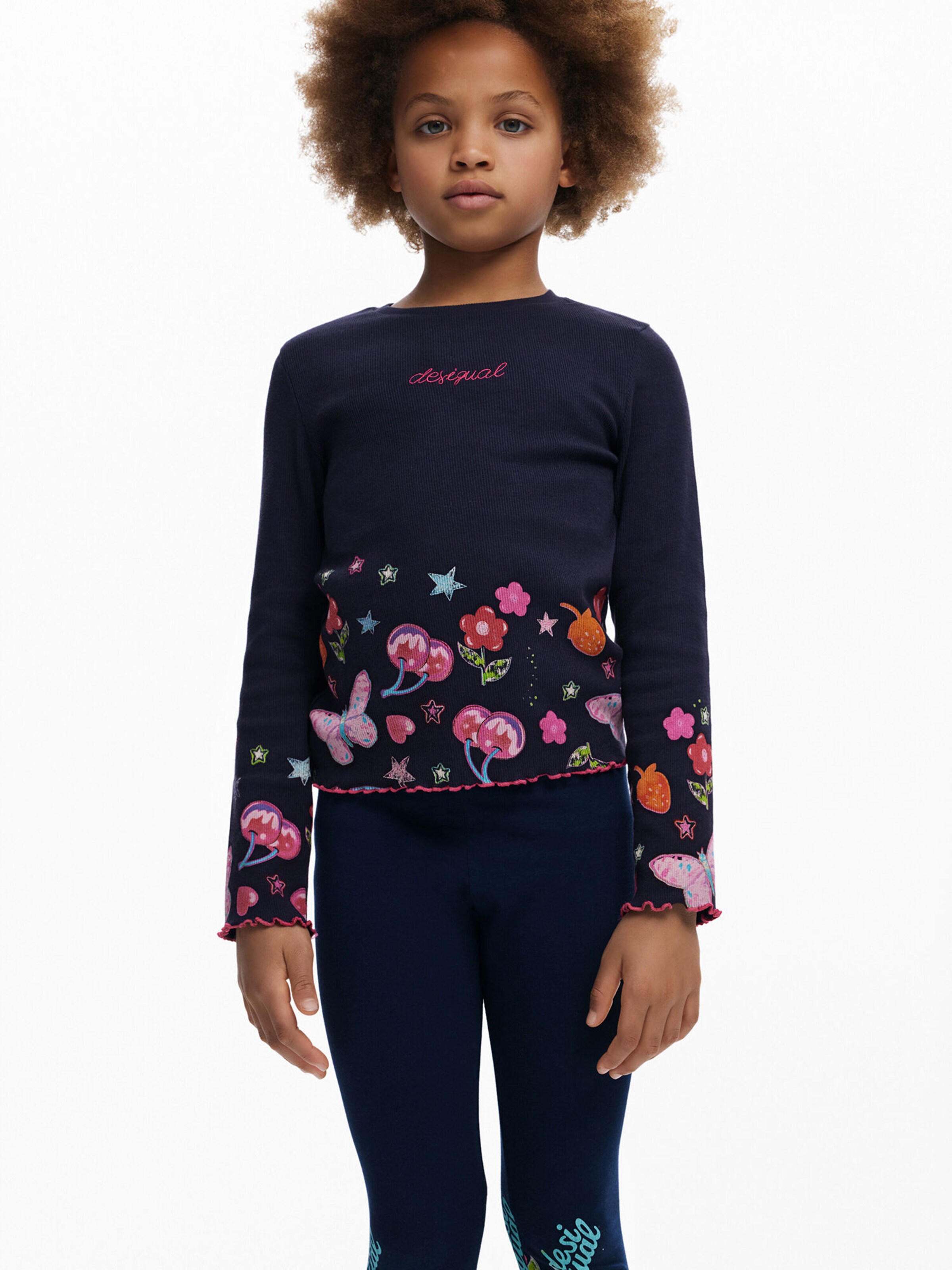 Jogging Fille Desigual Vêtements Pour Fille - Réductions Leggings Sport Pour Fille