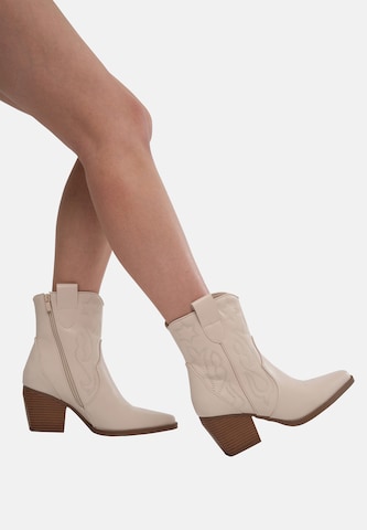 Salinyang Comwboystøvler i beige