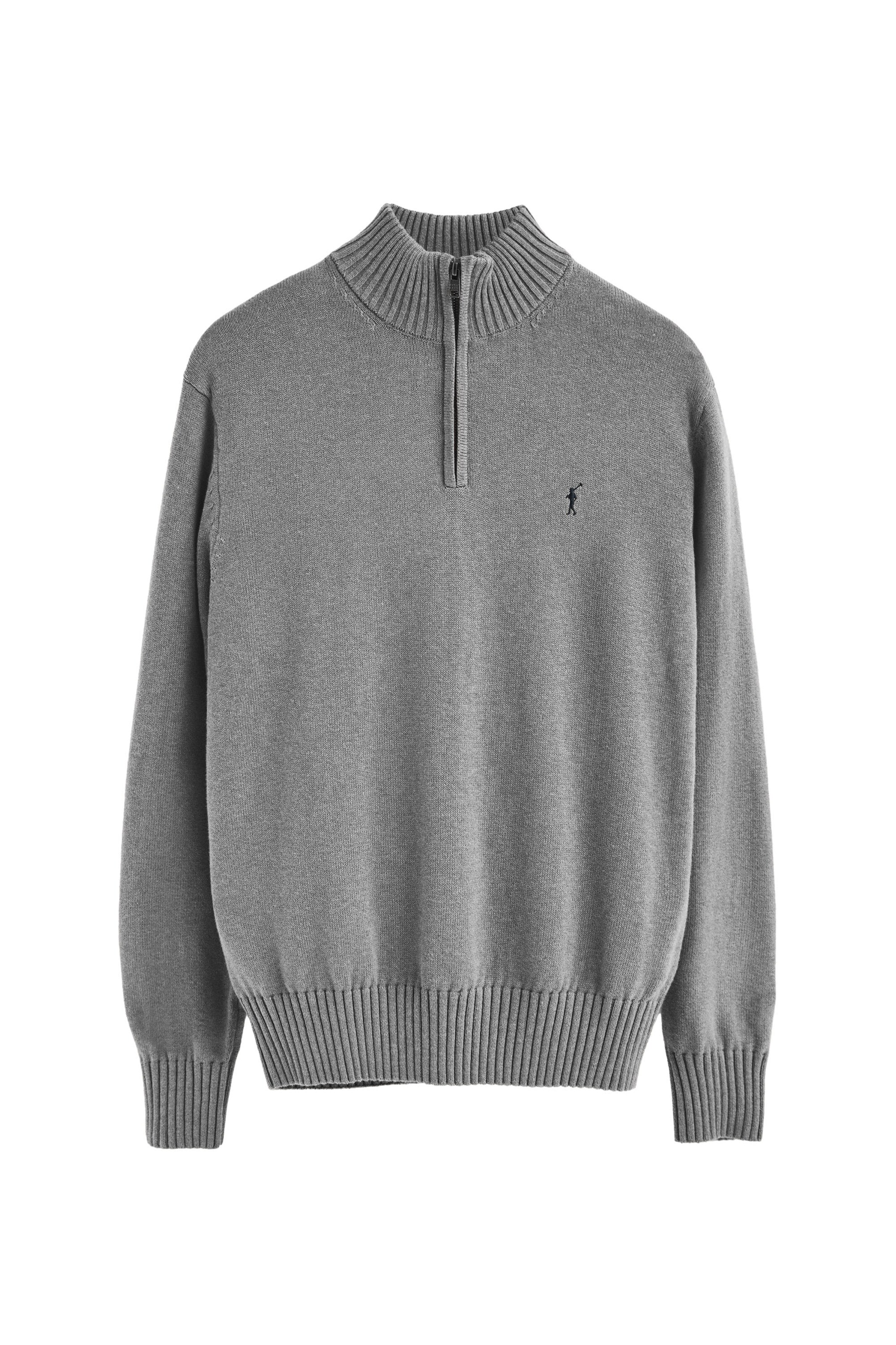 Polo Club Pullover in Grau