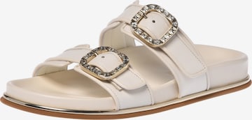 Mule BALDININI en blanc : devant
