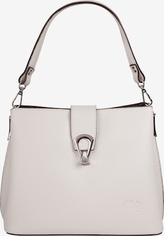 Cluty Crossbody Bag in White: front
