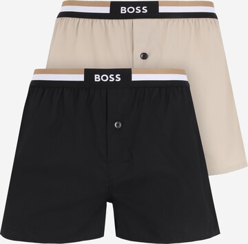 BOSS Pyjamashorts in Grün: predná strana