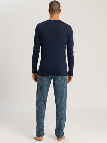 Hanro Pyjama ' Night & Day ' in Blau