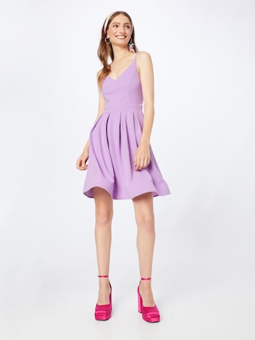 purpurinė Skirt & Stiletto Kokteilinė suknelė 'LOLA'