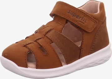 SUPERFIT - Zapatos abiertos 'BUMBLEBEE' en marrón: frente