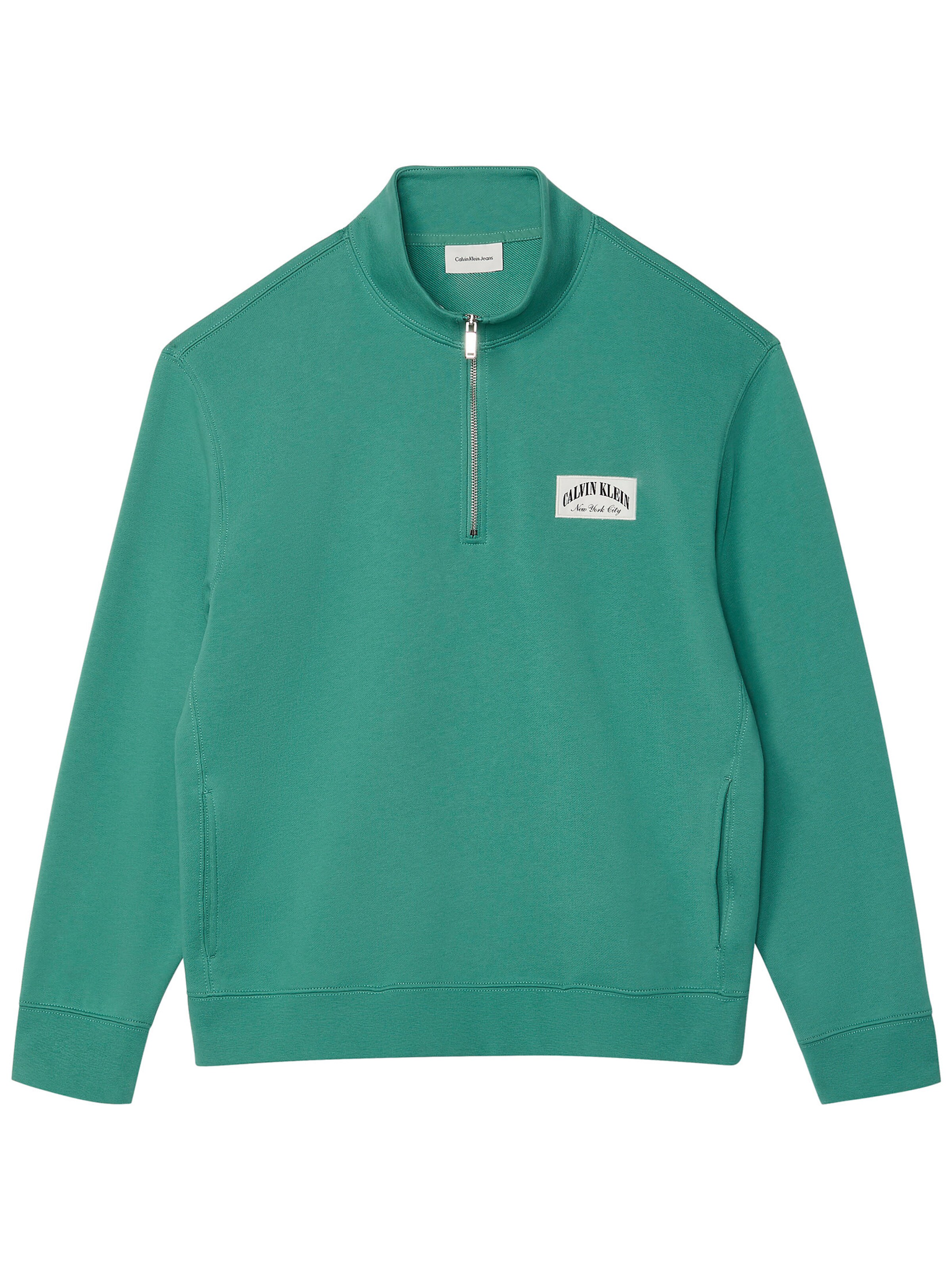 Calvin Klein Jeans Sweatshirt in Grün: Vorderseite