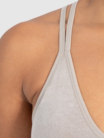 Bustier Haut de sport Smilodox en marron