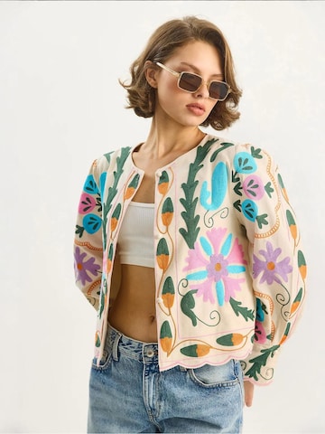 Bianco Lucci - Casaco meia-estação em mistura de cores