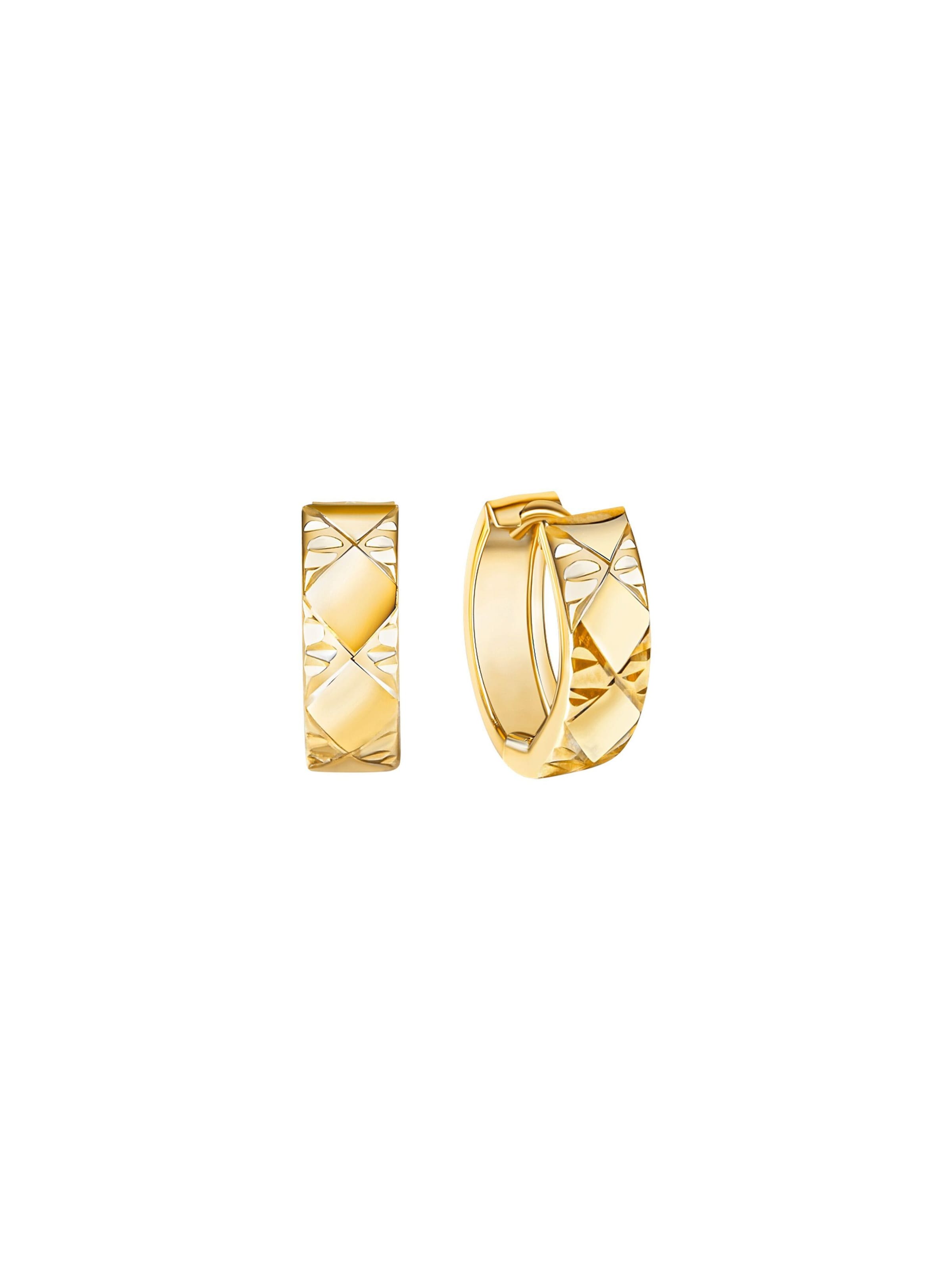 Fascination by Ellen K. Earrings in Gold: front