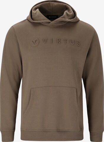 Virtus Sweatshirt 'Toluo' in Bruin: voorkant