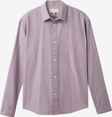 Chemise TOM TAILOR DENIM en violet : devant