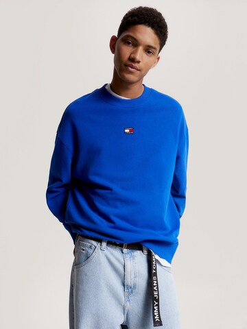 Tommy Jeans Sweatshirt in Blauw: voorkant