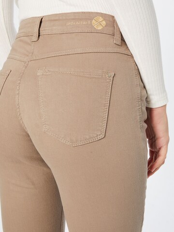 MAC Skinny Jeans 'Dream Skinny' in Brown