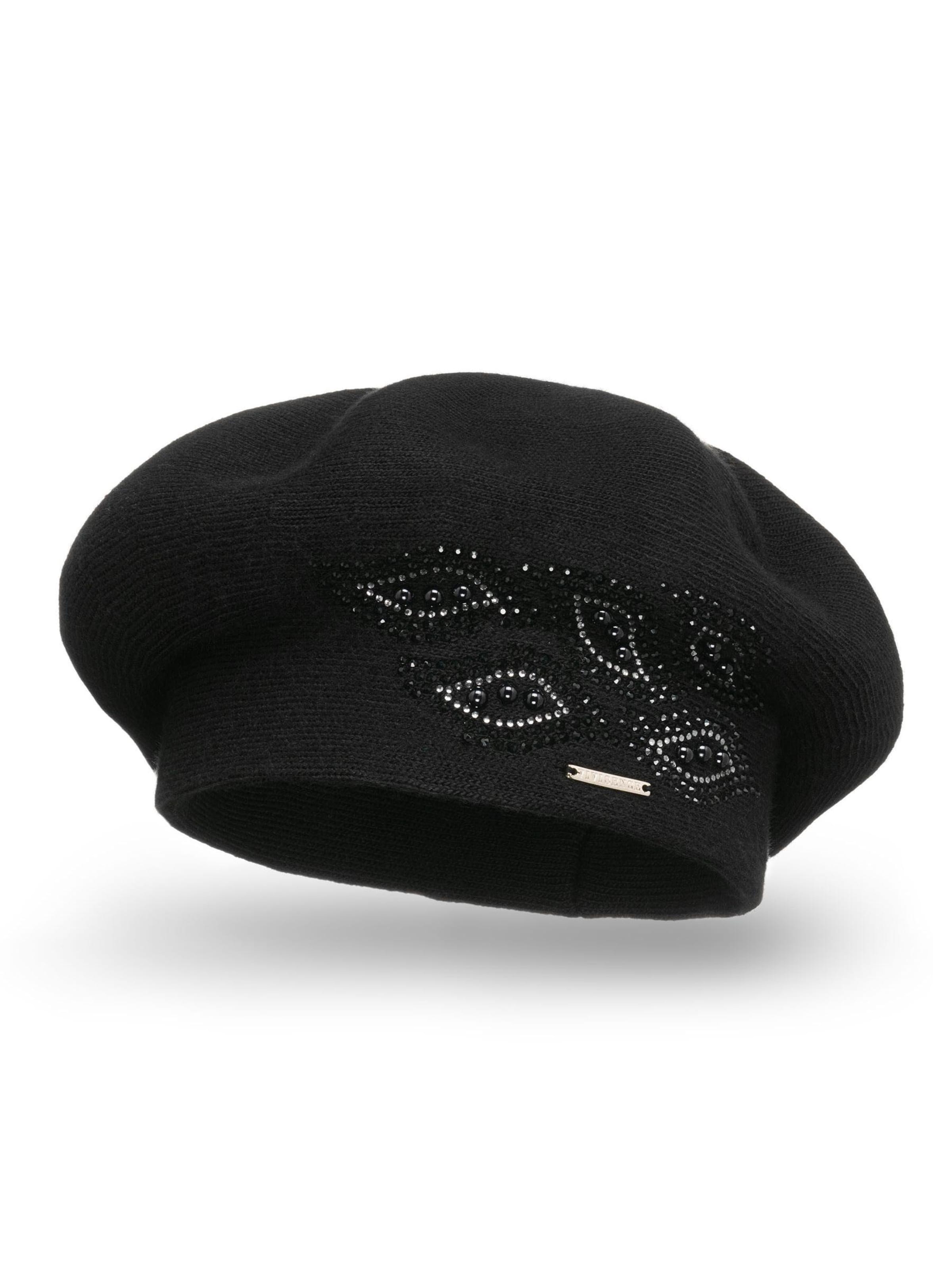 Vivisence Beanie '7051' in Black: front