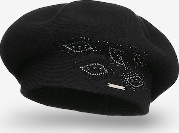 Vivisence Mütze '7051' in Schwarz: Vorderseite