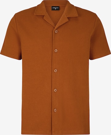 STRELLSON Regular fit Button Up Shirt 'Soma' in Brown: front