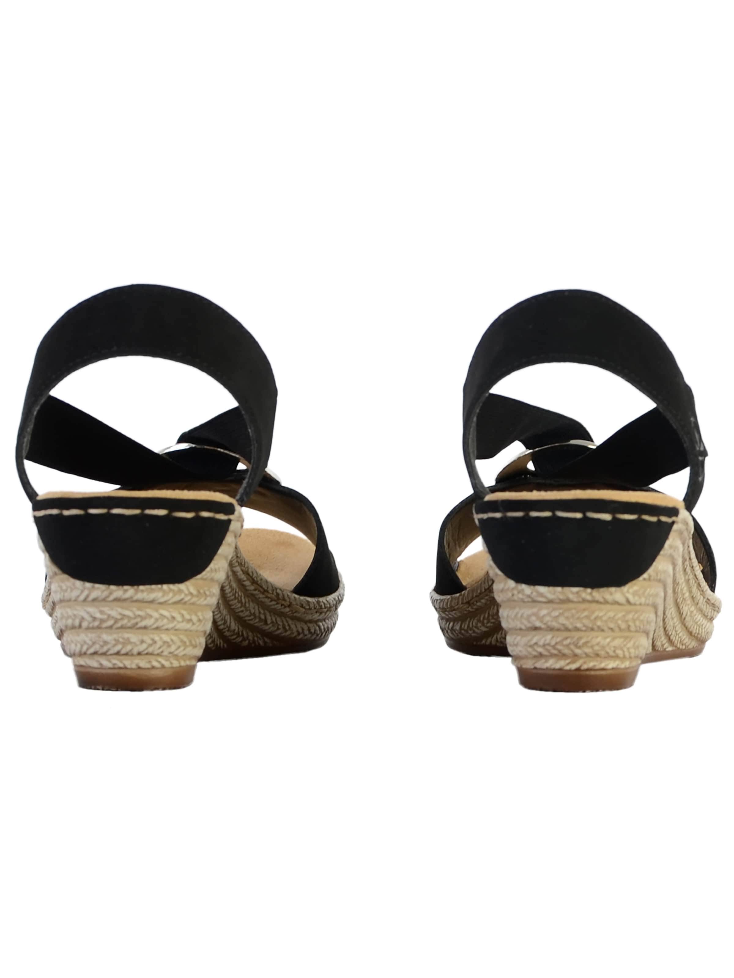 Rieker - Sandalias en negro