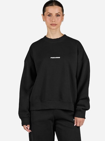 Pegador Bluzka sportowa 'SELA' w kolorze czarny: przód