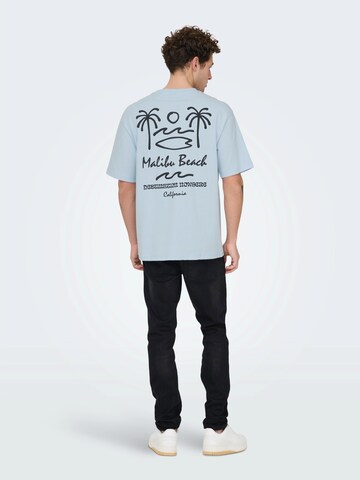 Only & Sons Shirt 'ONSMILO' in Blue
