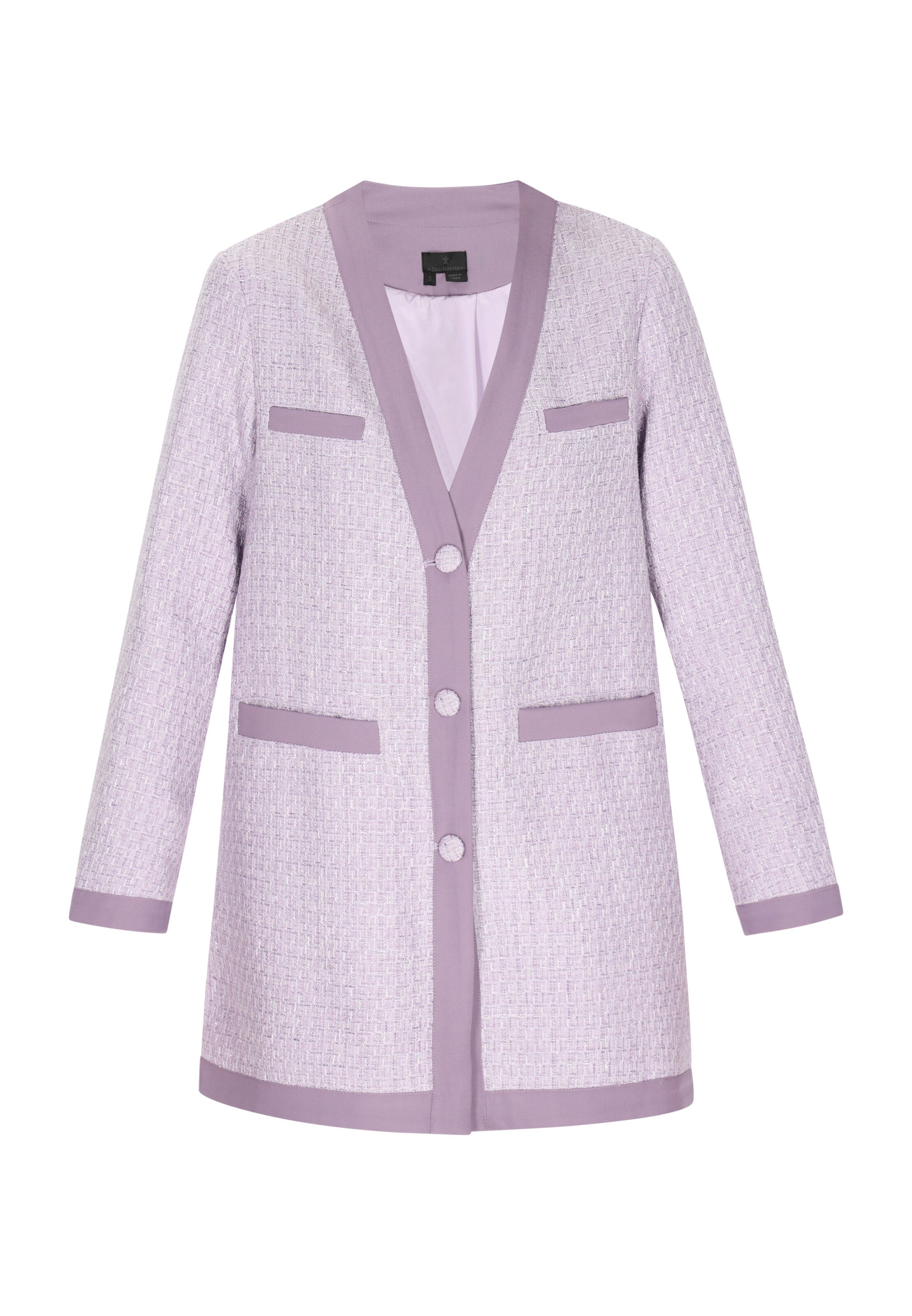 DreiMaster Klassik Płaszcz przejściowy 'Classic Look' w kolorze fioletowy: przód