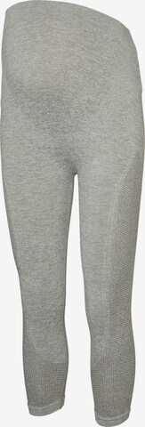 Skinny Leggings 'Vada' di MAMALICIOUS in grigio: frontale