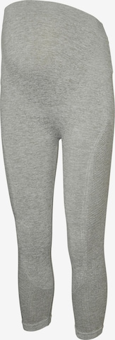 MAMALICIOUS - Skinny Leggings 'Vada' em cinzento: frente