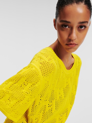 Karl Lagerfeld Sweater in Yellow