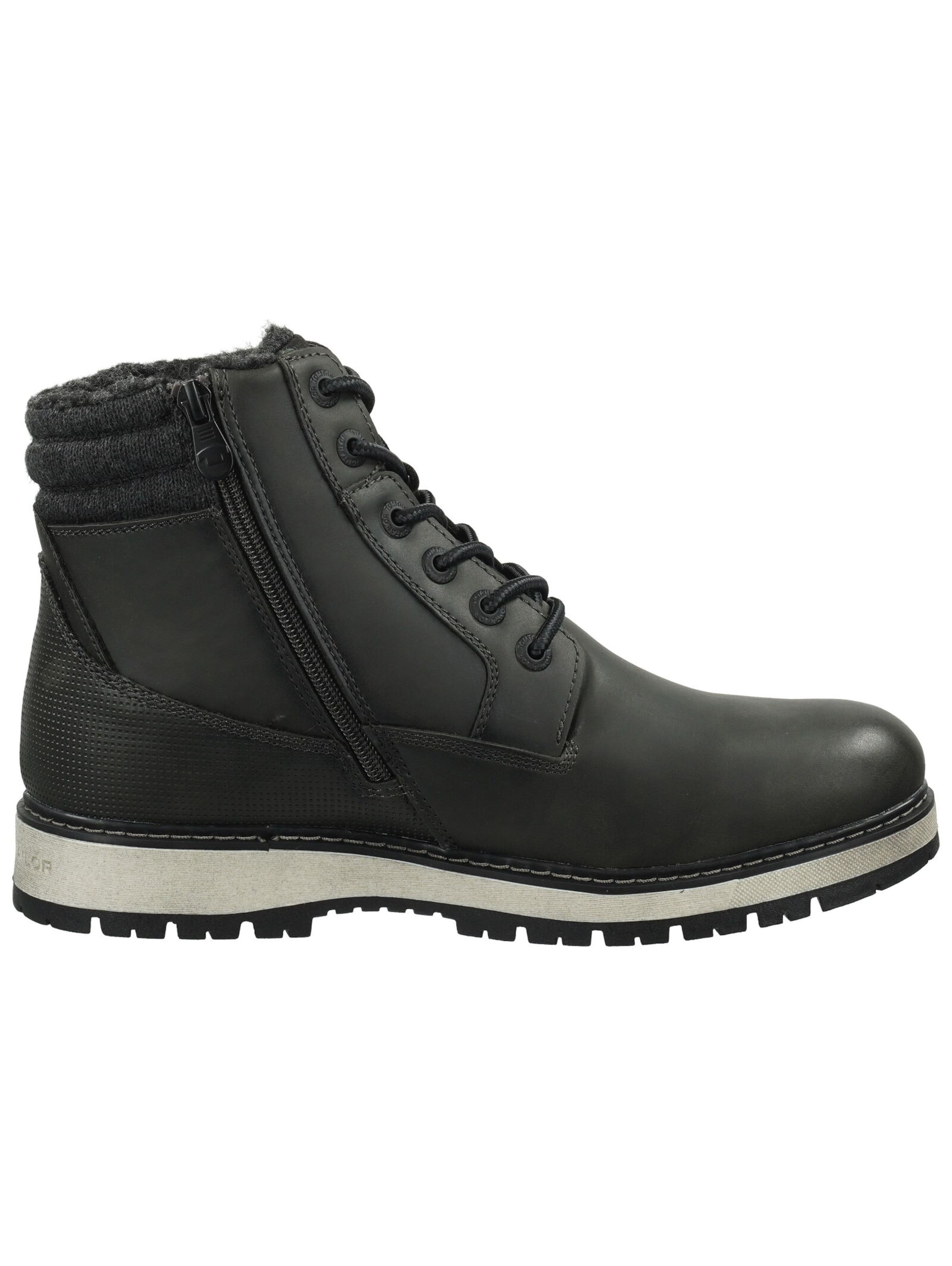 Bottes à lacets TOM TAILOR en noir