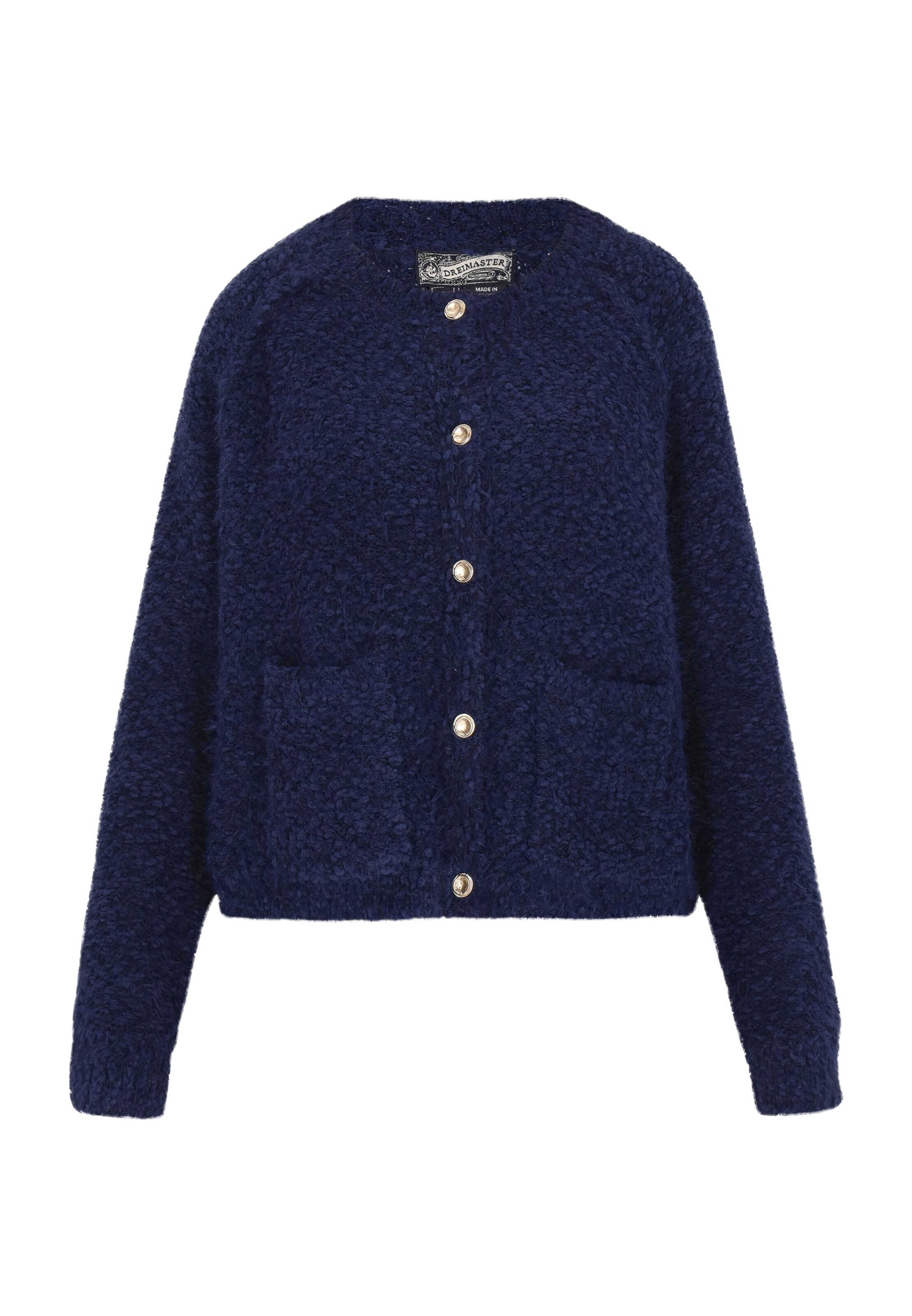 DreiMaster Vintage Neuletakki värissä laivastonsininen, Tuotenäkymä